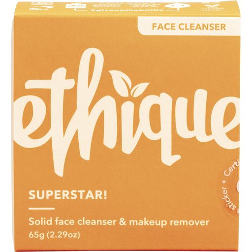 ETHIQUE Superstar Solid Face Cleanser + Makeup Remover 65g