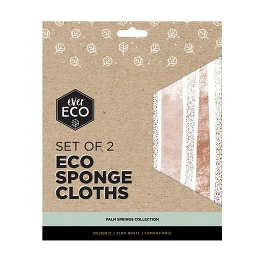 Ever Eco Eco Sponge Cloths Set of 2 Palm Springs Collection - Welcome Organics