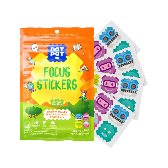 NATPAT Organic Focus Stickers x 24 Pack