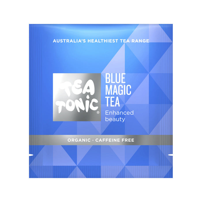 Tea Tonic Organics Blue Magic Tea Bags, Organic tea, caffeine free tea, Unbleached Tea Bags - Welcome Organics