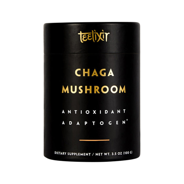 Teelixir Chaga Mushroom Antioxidant Adaptogen 100g - Welcome Organics