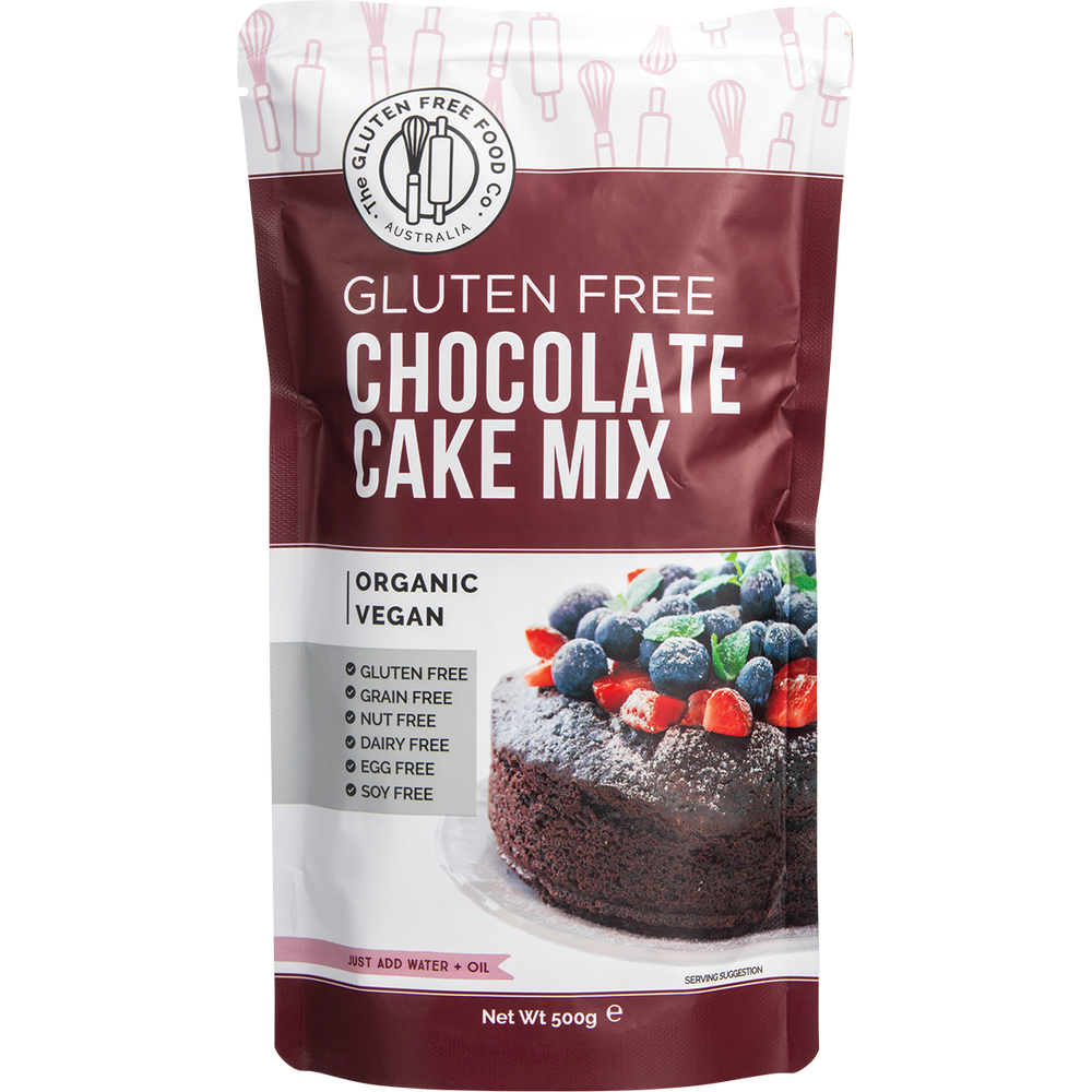 The Gluten Free Food Co Gluten Free Chocolate Cake Mix 500g - Welcome Organics