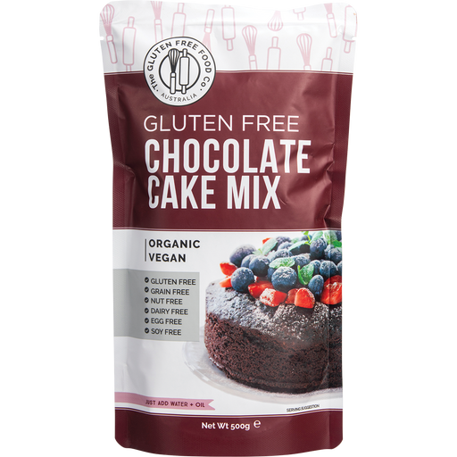 The Gluten Free Food Co Gluten Free Chocolate Cake Mix 500g - Welcome Organics