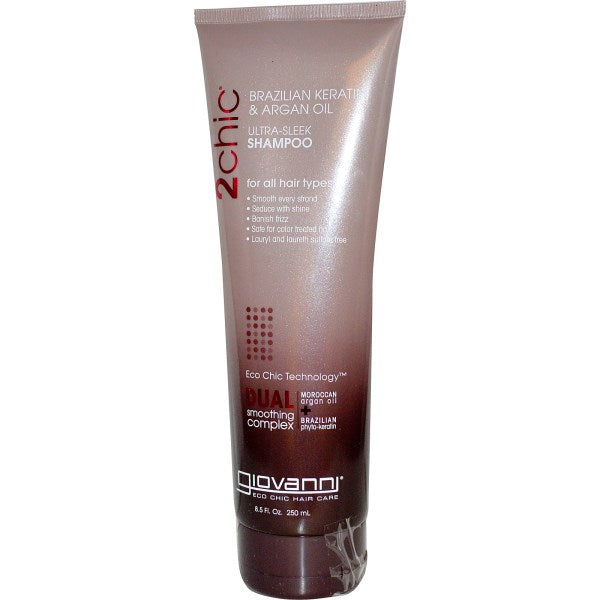 GIOVANNI Shampoo - 2chic Ultra-Sleek (All Hair) 250ml - Welcome Organics