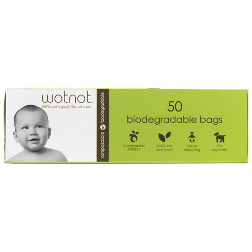 WOTNOT Biodegradable Bags x 50 Pack - Welcome Organics