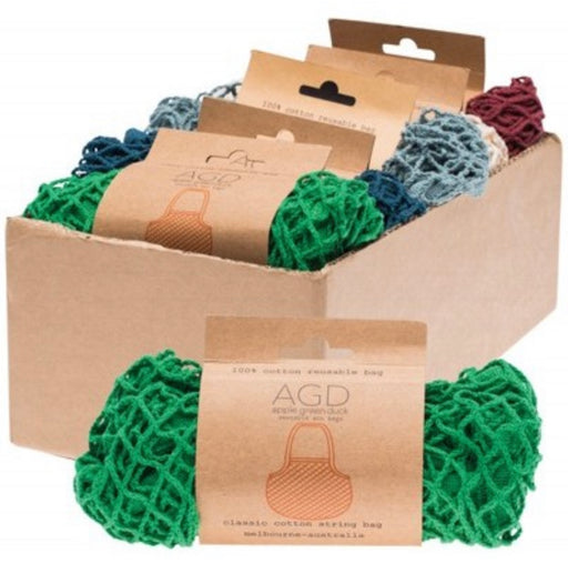 APPLE GREEN DUCK String Reusable Shopping Bag (random colours selected)