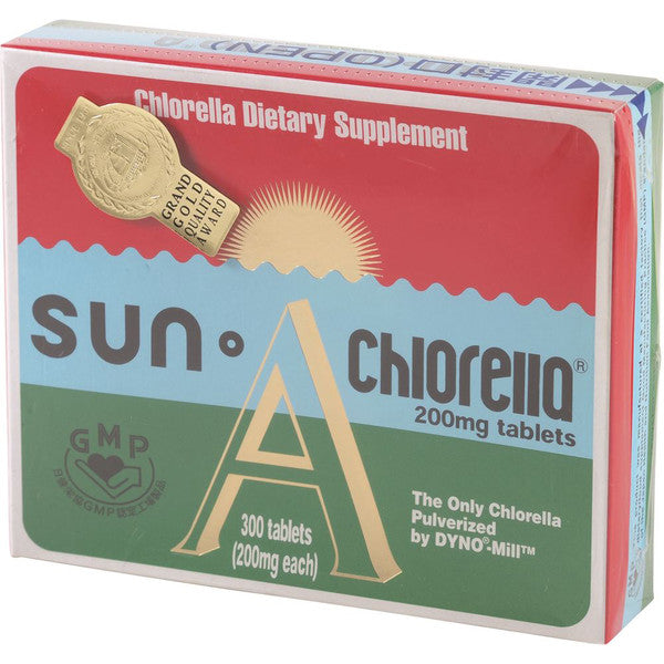 SUN A Chlorella 200mg 300t - Welcome Organics
