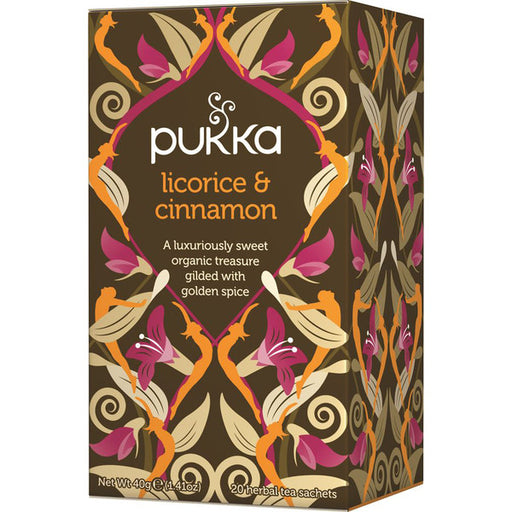 PUKKA Licorice & Cinnamon x 20 Tea Bags - Welcome Organics