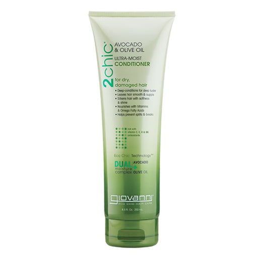 GIOVANNI Conditioner - 2chic Ultra-Moist (Dry, Damaged Hair) 250ml - Welcome Organics