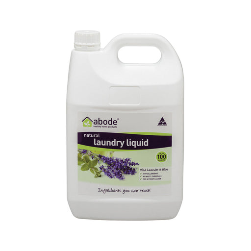 Abode Laundry Liquid Lavender and Mint 4L - Welcome Organics