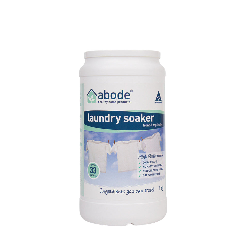 Abode Laundry Soaker Front Top High Perfornamce 1kg - Welcome Organics