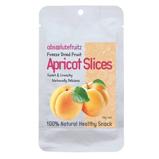 ABSOLUTEFRUITZ Freeze-Dried Apricot Slices 18g