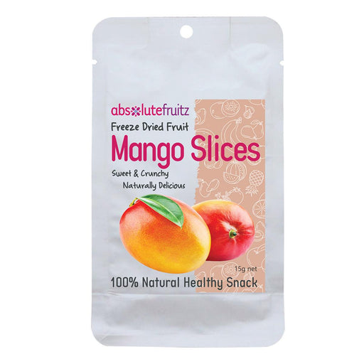 ABSOLUTEFRUITZ Freeze-Dried Mango Slices 15g