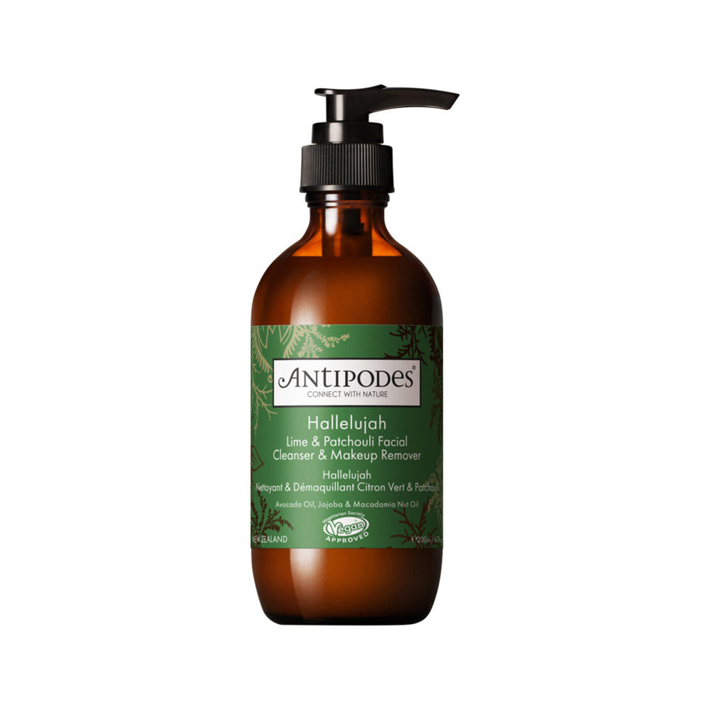 Antipodes Hallelujah Lime Patchouli Facial Cleanser and Make-up Remover - Welcome Organics