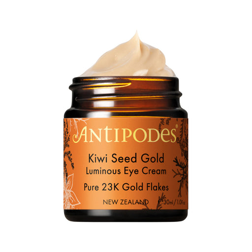 Antipodes Kiwi Seed Gold Luminous Eye Cream 30ml - Welcome Organics