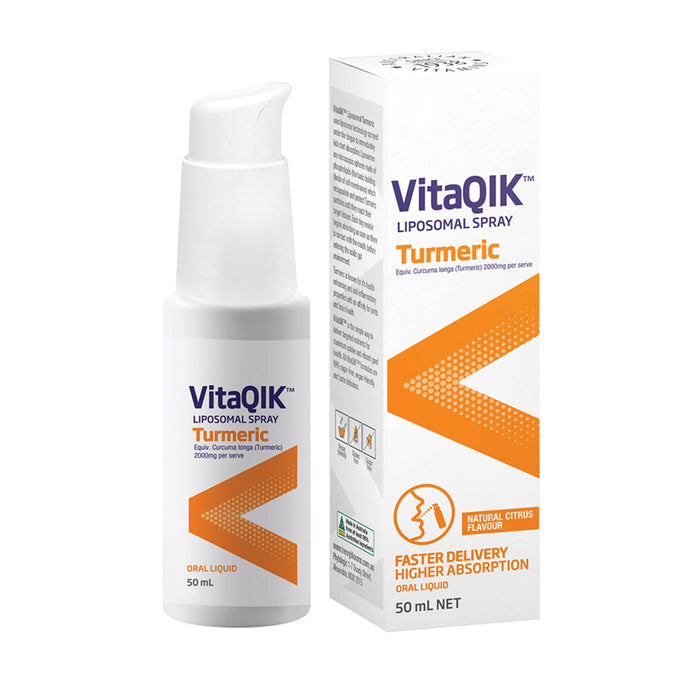 HENRY BLOOMS VitaQIK Liposomal Spray Turmeric 50ml