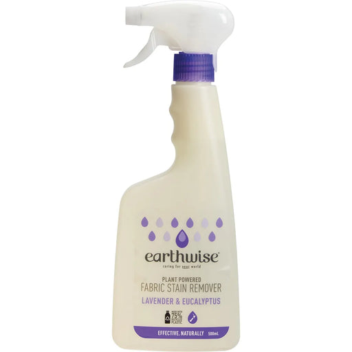 Earthwise Fabric Stain Remover Lavender & Eucalyptus 500ml - Welcome Organics