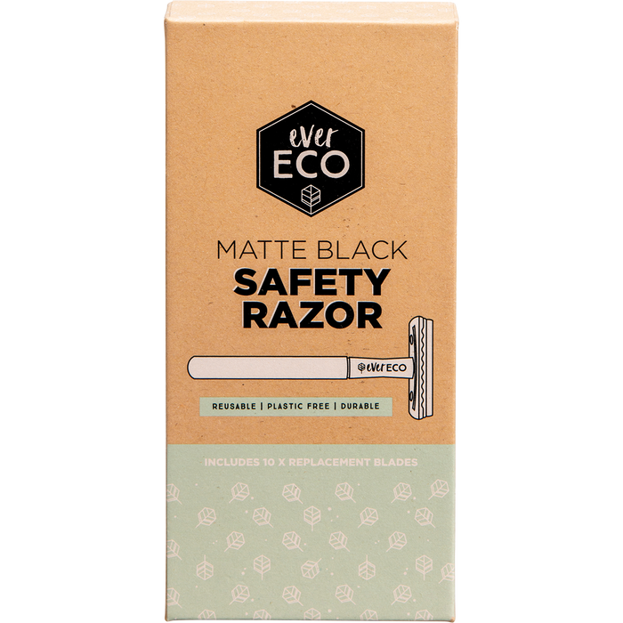 EVER ECO Safety Razor Shaver Matte Black