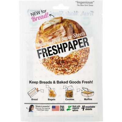 FRESHPAPER Natural Food Saver Sheets Breads & Baked Goods 4 - Welcome Organics