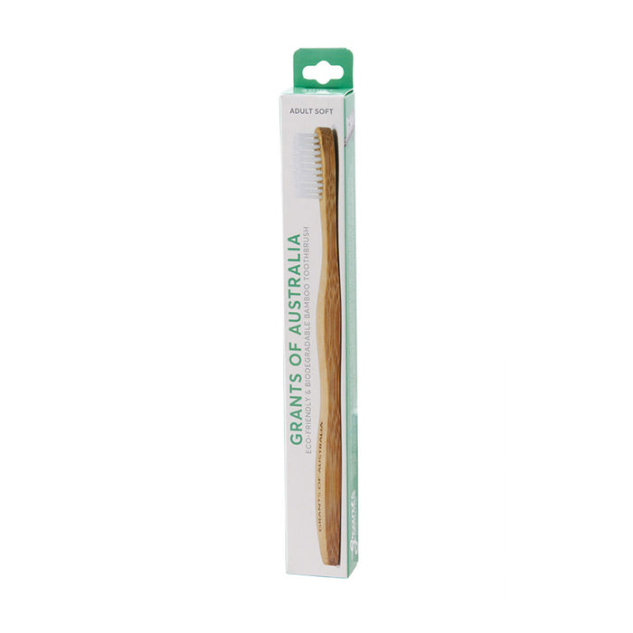 GRANTS Toothbrush Bamboo Adult Soft - Welcome Organics