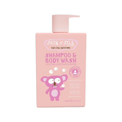 Jack N Jill Natural Bathtime Shampoo and Body Wash 300ml - Welcome Organics