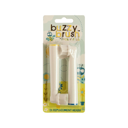 Jack N Jill Buzzy Brush Electric Toothbrush Replacement Heads 2pk - Welcome Organics