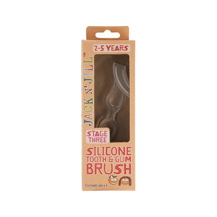 Jack N Jill Silicone Tooth and Gum Brush Stage Three (2-5 years) - Welcome Organics