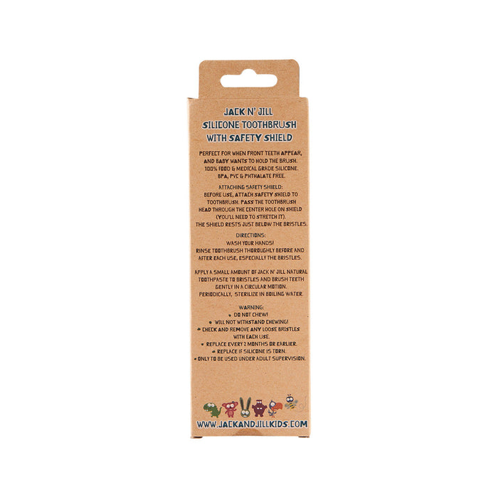 Jack N Jill Silicone Toothbrush Stage Two (1-2 years) - Welcome Organics