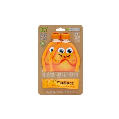 LITTLE MASHIES Reusable Squeeze Pouch 2 Pack - Welcome Organics