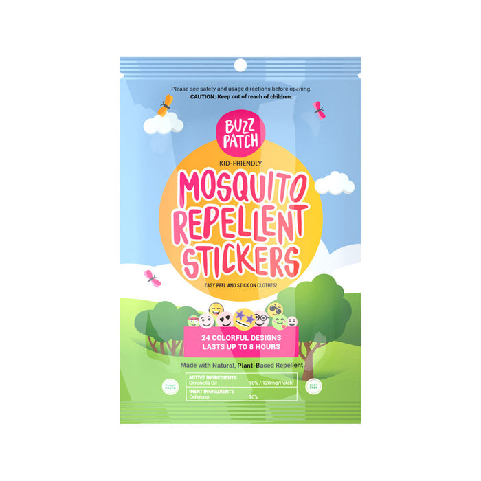 The Natural Patch Co. BuzzPatch Organic Mosquito Repellent Stickers 24 Pack - Welcome Organics