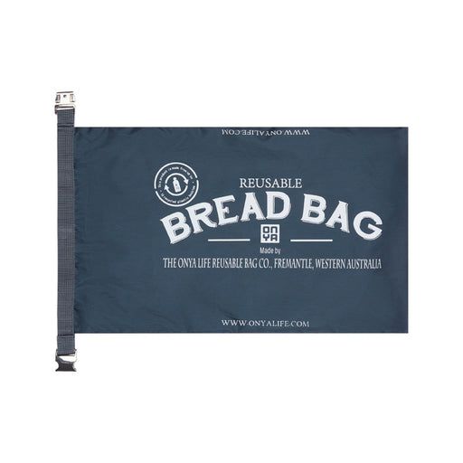 ONYA Reusable Bread Bag Charcoal - Welcome Organics
