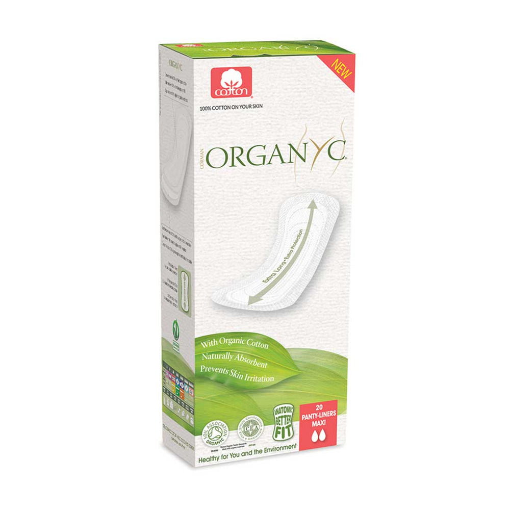 ORGANYC Panty Liners Flat- Maxi x 20 Pack - Welcome Organics