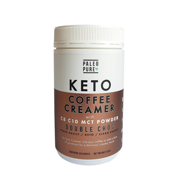 PALEO PURE Keto Coffee Creamer with C8 C10 MCT Powder 250gm - Welcome Organics