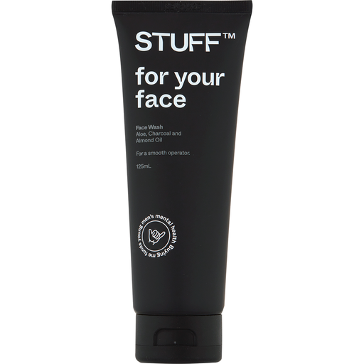 STUFF For Your Face Face Wash Aloe, Charcoal and Almond Oil 125ml - Welcome Organics
