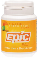 EPIC Xylitol Chewing Gum Fresh Fruit - 50