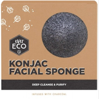EVER ECO Konjac Facial Sponge Charcoal