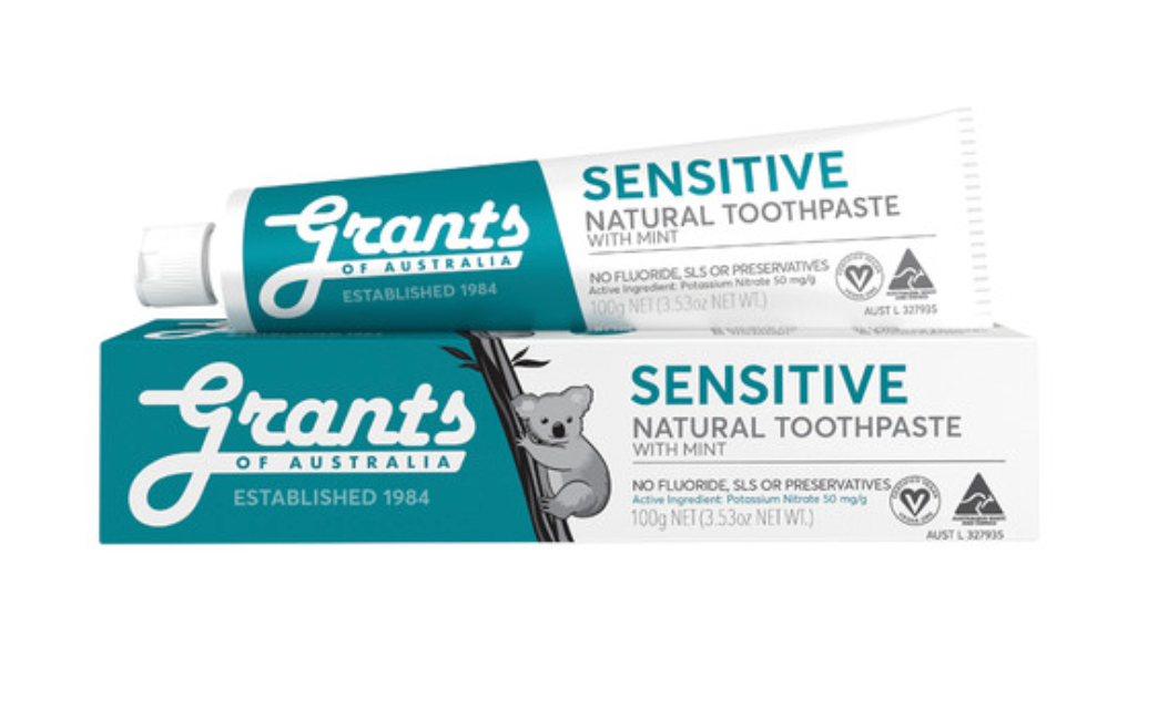 Grants Natural Toothpaste Sensitive with Mint 100g