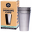 EVER ECO Stainless Steel Drinking Cups 4 pack - 4x500ml