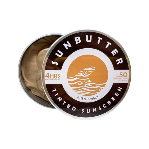 SunButter Skincare Tinted Sunscreen DFP 50 Tin 100g - Welcome Organics
