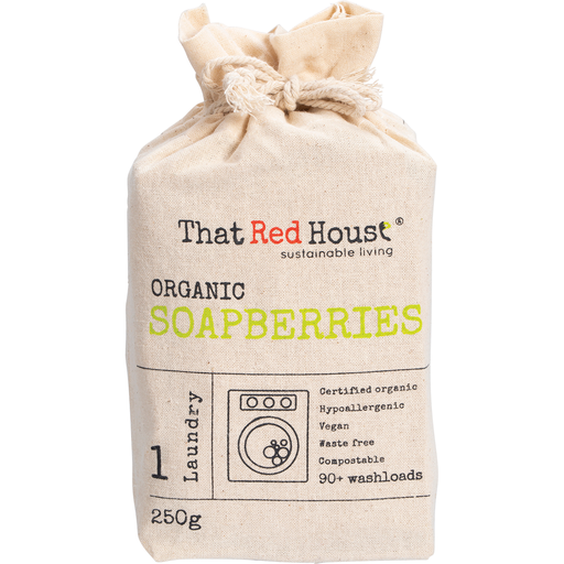 That Red House Organic Soapberries 250g - Certified Organic, Hypoallergenic, Vegan, Compostable, Waste Free, Biodegradable - Welcome Organics