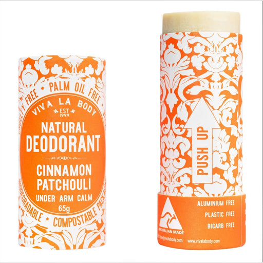 Viva La Body Natural Deodorant Cinnamon Patchouli 65g - Welcome Organics