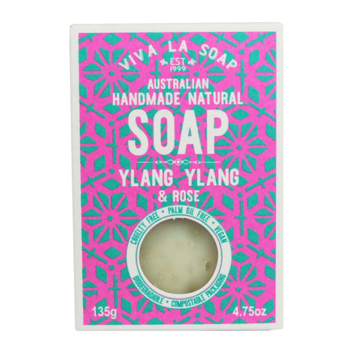 Viva La Body Viva La Soap Australian Handmade Natural Soap Ylang Ylang & Rose 135g - Welcome Organics
