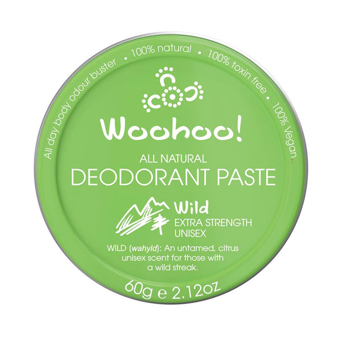 WOOHOO BODY Deodorant Paste Wild 60g