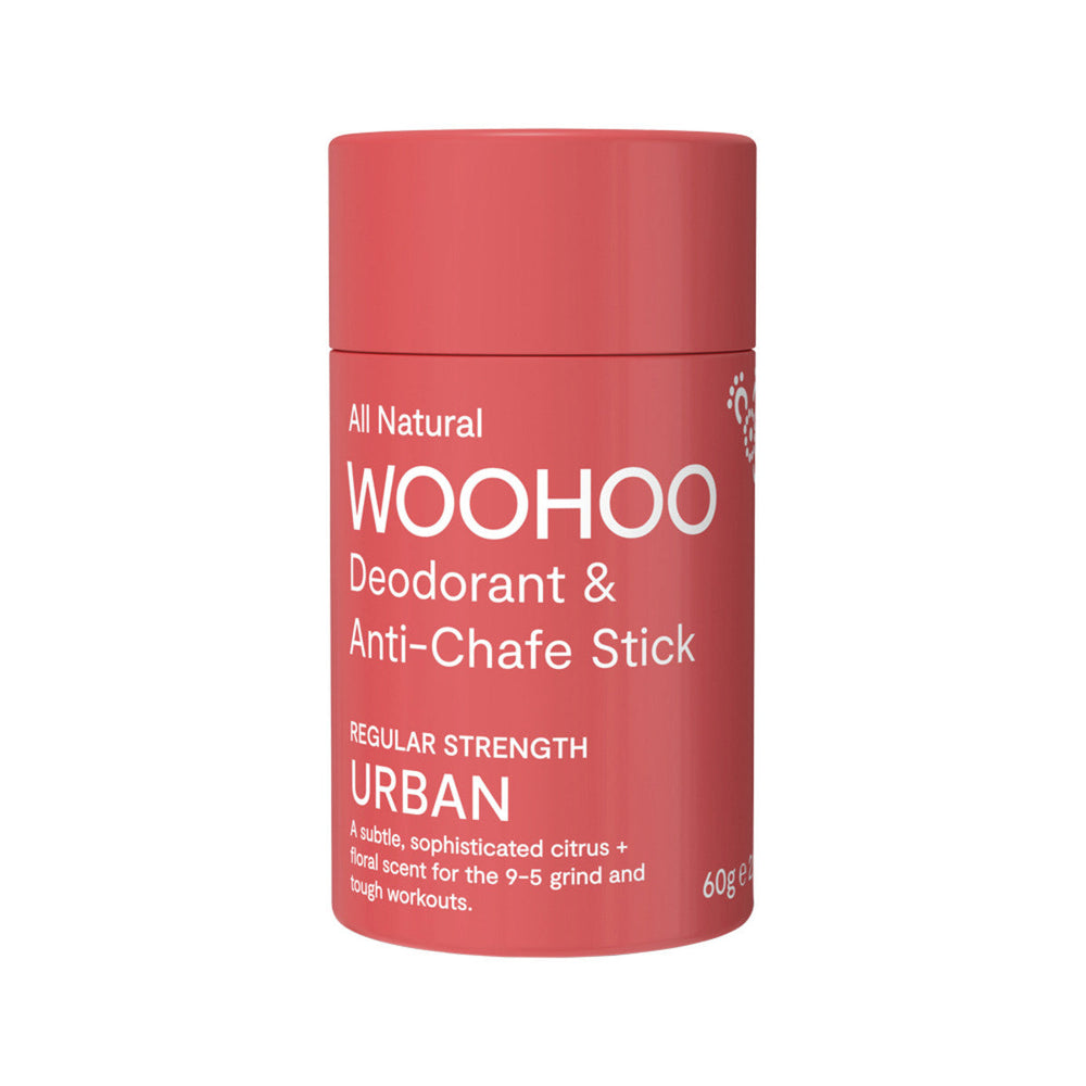 Woohoo Body Deodorant and Anti-Chafe Stick Urban 60g - Welcome Organics