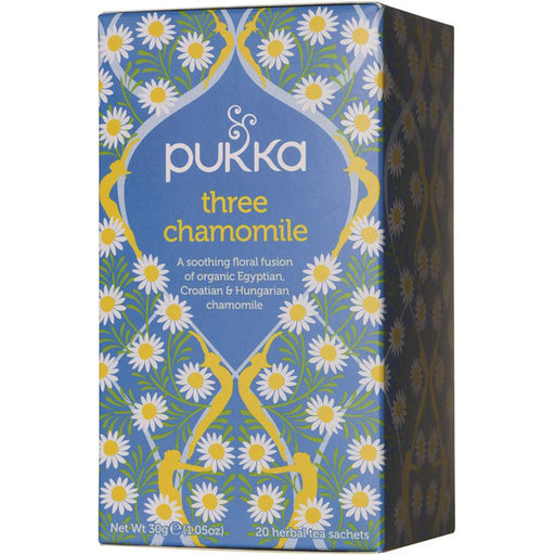 PUKKA Three Chamomile x 20 Tea Bags - Welcome Organics