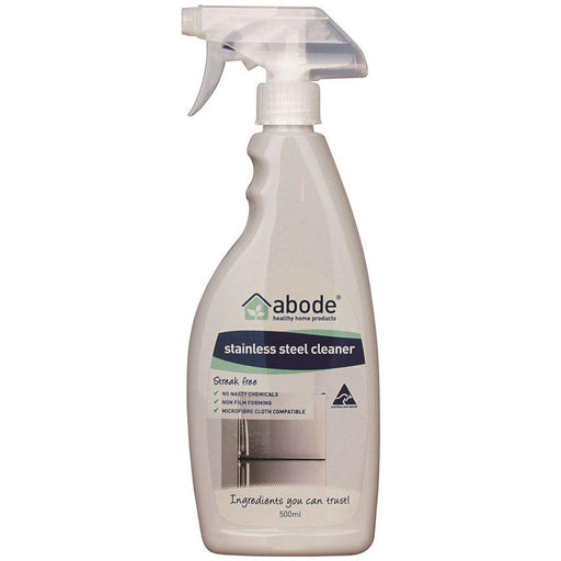 ABODE Stainless Steel Cleaner Spray 500ml - Welcome Organics
