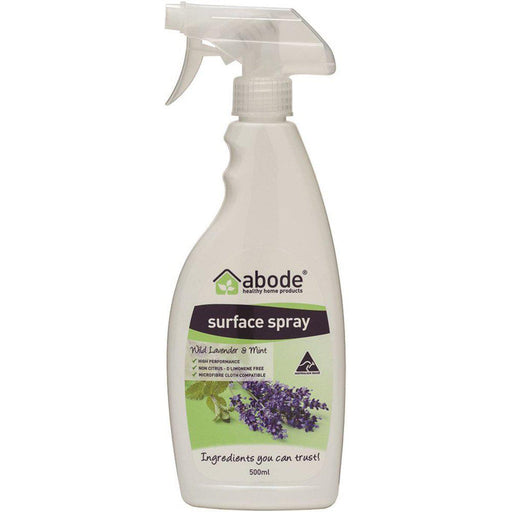 ABODE Surface Spray Wild Lavender & Mint 500ml Spray - Welcome Organics