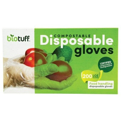 BIOTUFF Compostable Disposable Gloves