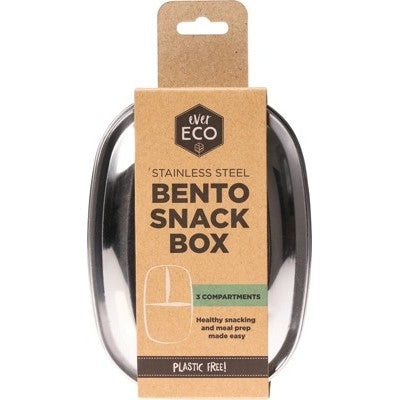 EVER ECO 3 Compartments Bento Box 580ml - Welcome Organics