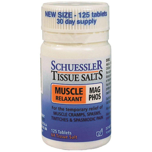 MARTIN & PLEASANCE Schuessler Tissue Salts Mag Phos Muscle Relaxant 125t - Welcome Organics